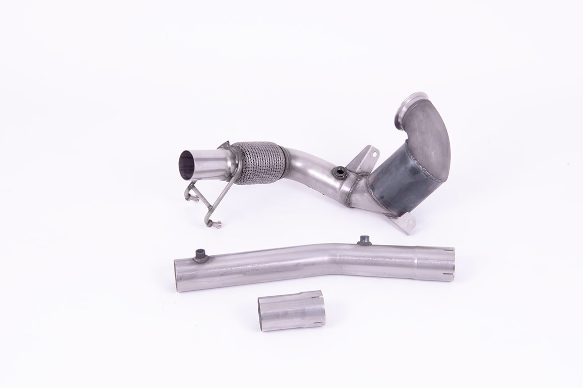 Milltek Sport - Downpipe with Decat Or Sports Cat (Res or None Res) - Audi A1 GB 40TFSI 2.0 (With GPF) 207ps