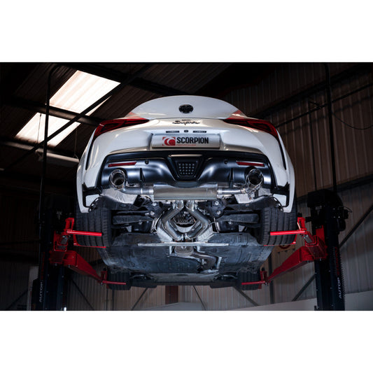 Scorpion Exhausts - GPF Back Exhaust (Multiple Options) - Toyota Supra A90 3.0T