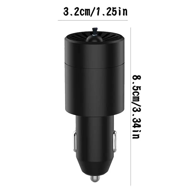 Mini Car Air Purifier – 12V Negative Ion Deodorization & Portable Travel Essential