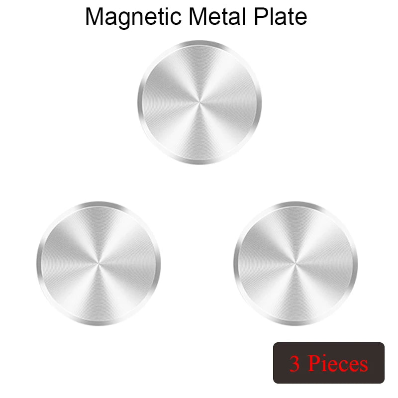 Magsafe Magnetic Mobile Phone Holder Wireless Charging Metal Plate Bracket for iPhone 14 15 Xiaomi Universal Phone Accessories