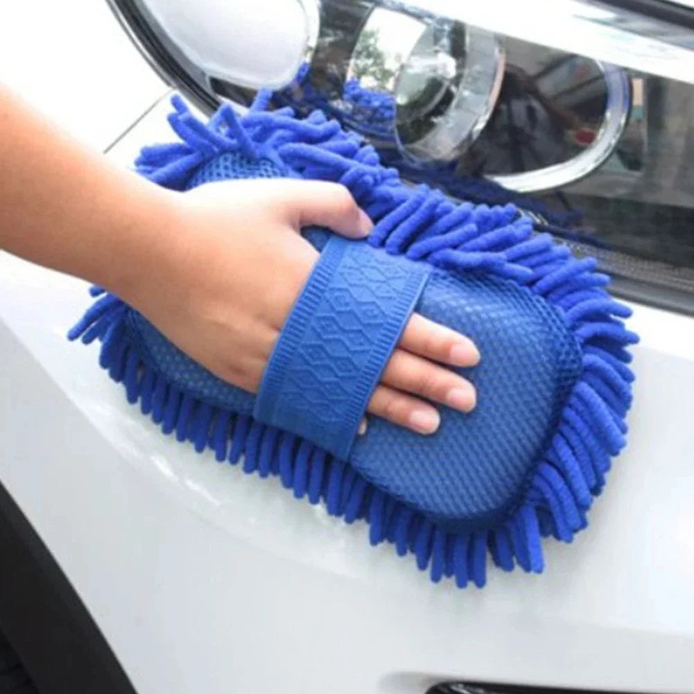 Ultra Fine Fiber Car Wash Machine Sponge Brush Cleaning Car Care Details Brush Washing Towels Car Gloves Styling Accessories