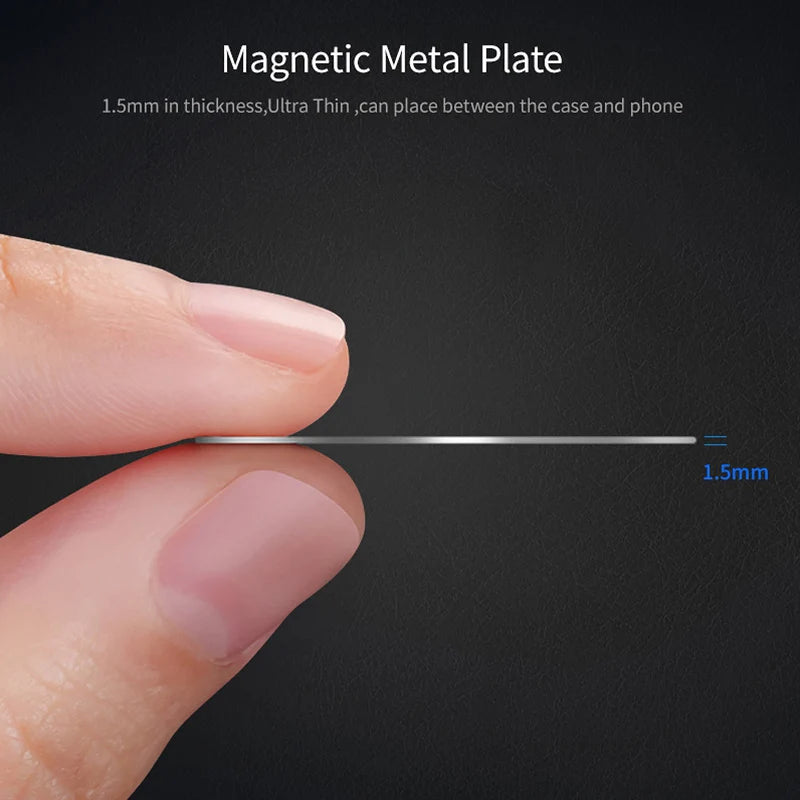 Magsafe Magnetic Mobile Phone Holder Wireless Charging Metal Plate Bracket for iPhone 14 15 Xiaomi Universal Phone Accessories