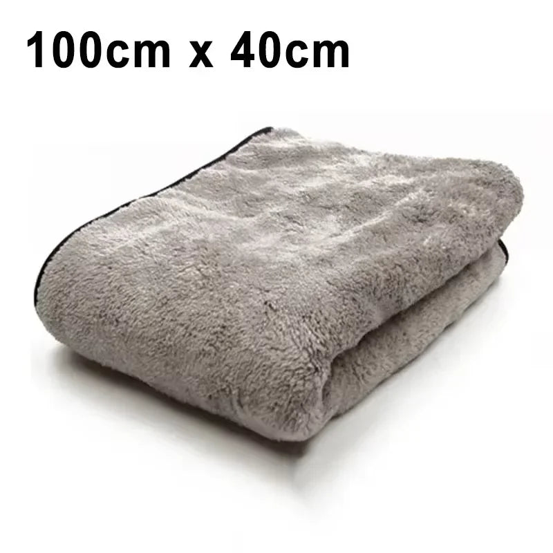100x40cm Microfiber Car Wash Towel Fast Drying Auto Cleaning Extra Soft Cloth High Water Absorption For Car Wash Accessorie