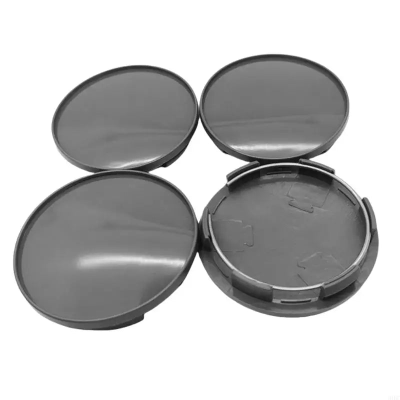 Car Wheel Hub Center Caps with 68mm Diamter Anti Falling Car Wheel Hub Center Caps 3 Color 4pcs for Most Vehicles