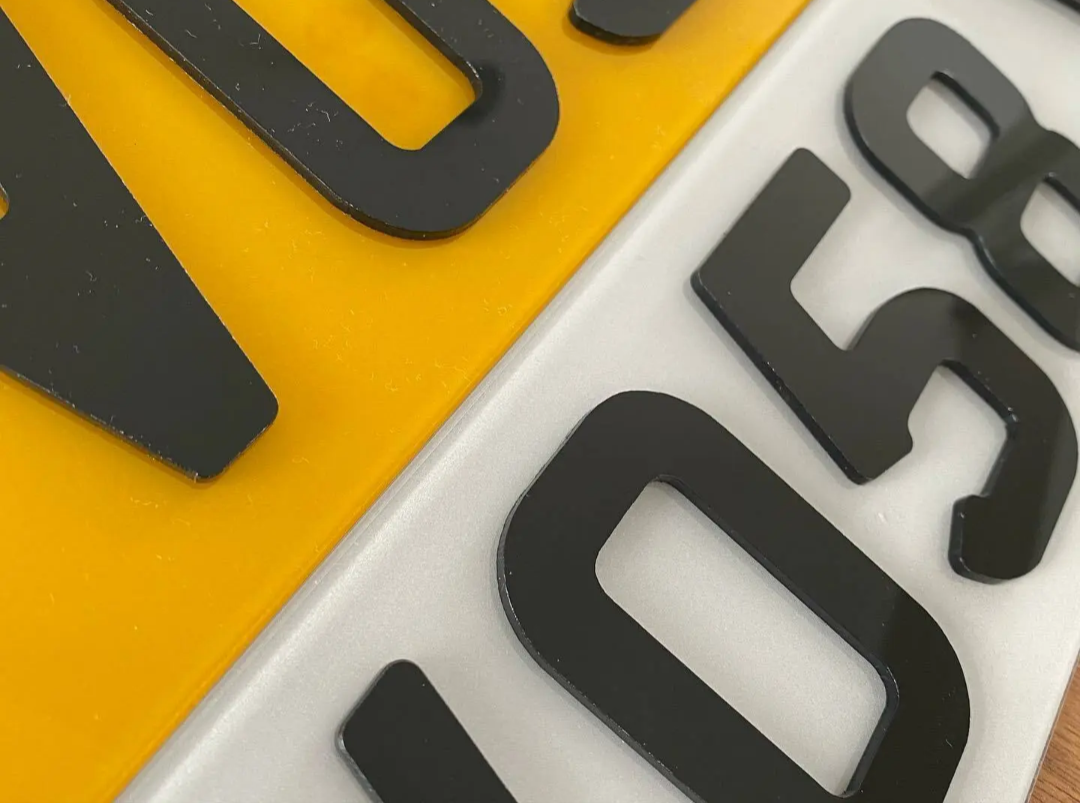 4d acrylic wholesale bulk number plate supplies for number plate maker, number plate wholesale bulk letters in Leigh, Wigan, Bolton