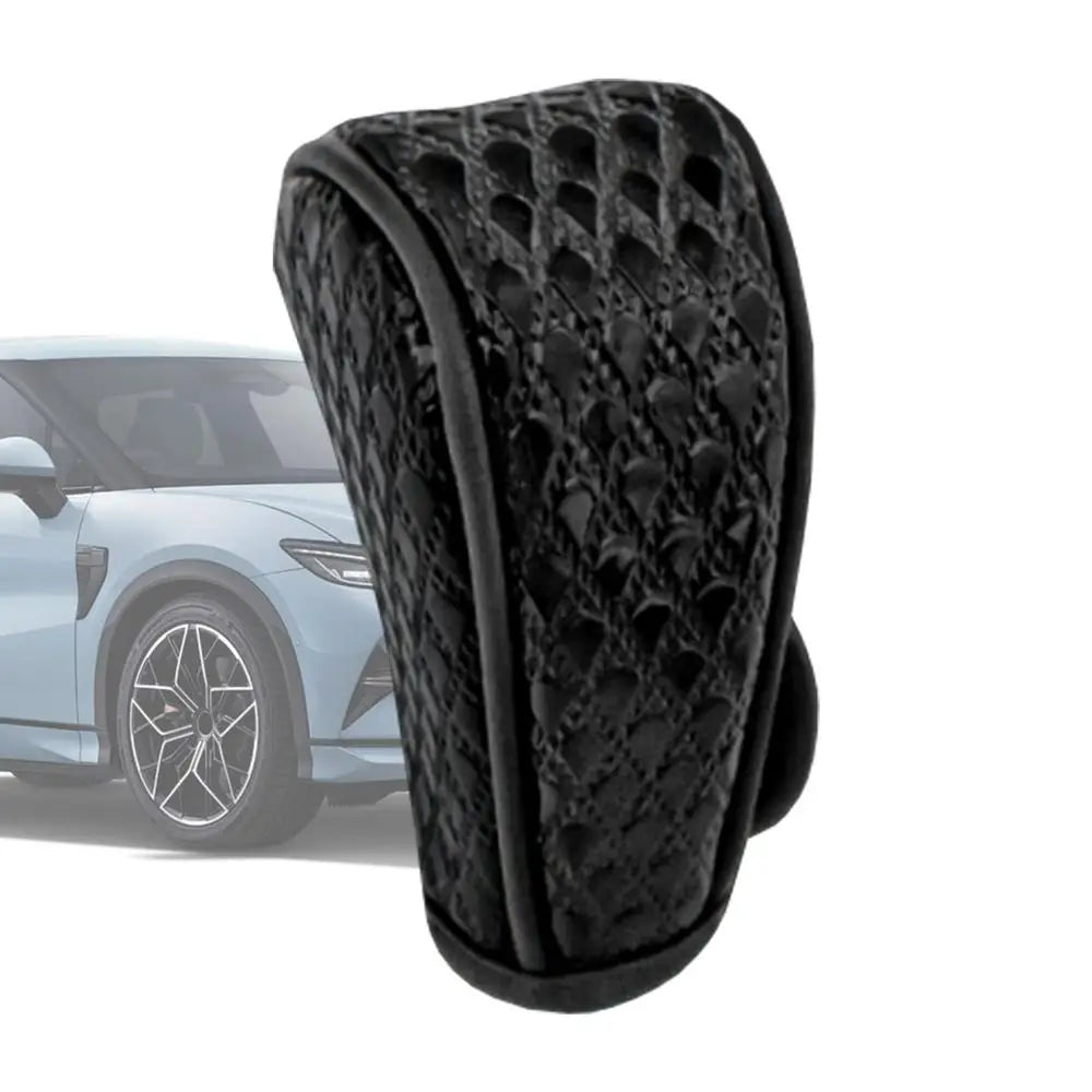 Car Shift Handle Cover Leather Non-slip Wear-resistant Car Automatic Gear Sheath Car Decoration