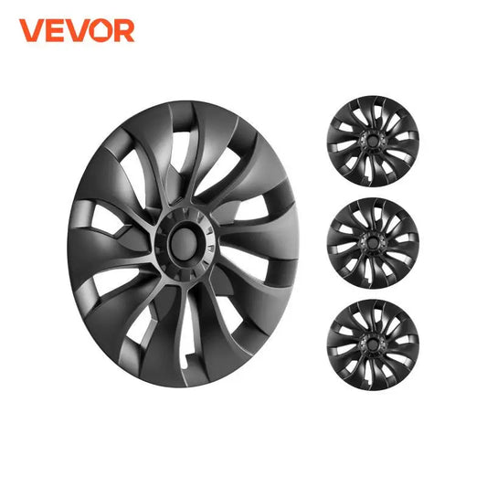 VEVOR 18" Wheel Rim Cover Hubcaps with Snap, Guard Tape & Valve Nozzle Hole – ABS & PC Hubcap