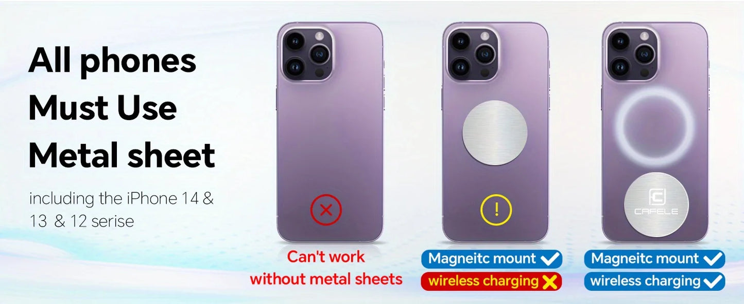 Magnetic Car Phone Holder 360 Degree Rotatable Magnet Phone Holder For Car Cell Phone Support For Dashboard Universal Bracket