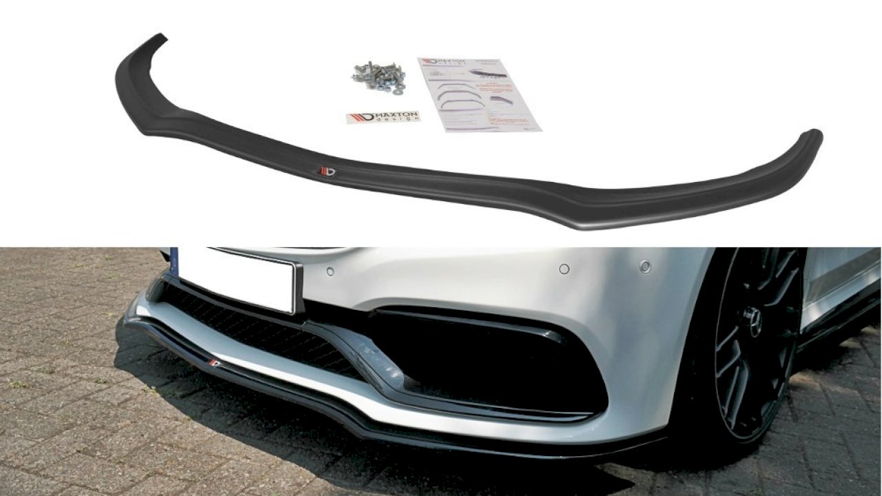 Maxton Design - FRONT SPLITTER V.1 MERCEDES C 205 63 AMG COUPE (2016-2018)