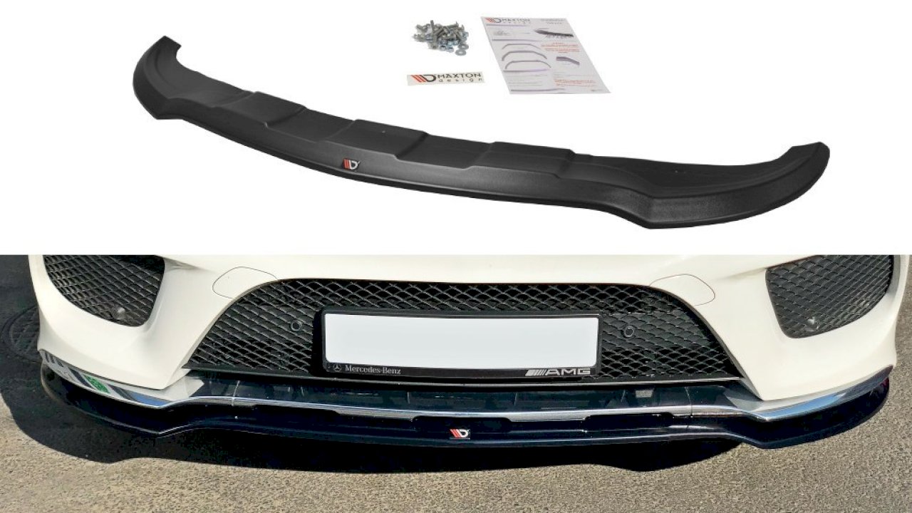 Maxton Design - FRONT SPLITTER V.1 MERCEDES GLE W166 AMG-LINE (2015-2018)