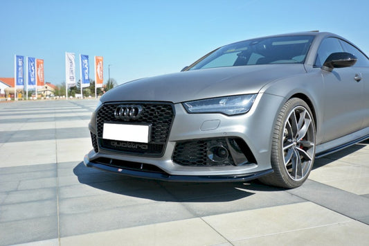 Maxton Design - Front Splitter V.2 Audi RS7 C7