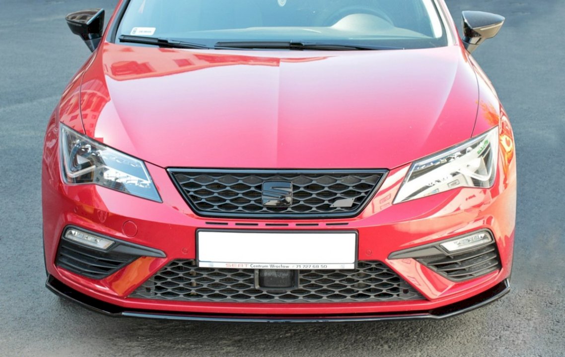 Maxton Design - FRONT SPLITTER V.2 SEAT LEON MK 3.5 CUPRA/FR (2017-2020)