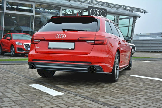 Maxton Design - CENTRAL REAR SPLITTER AUDI A4 B9 S-LINE AVANT (2015 - UP)