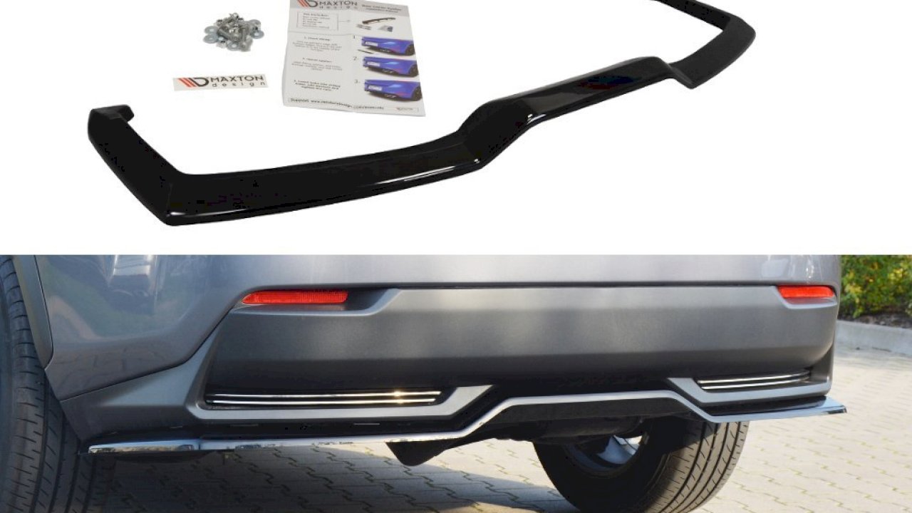Maxton Design - CENTRAL REAR SPLITTER LEXUS NX MK1 H (WITHOUT VERTICAL BARS) (2014- 2017)