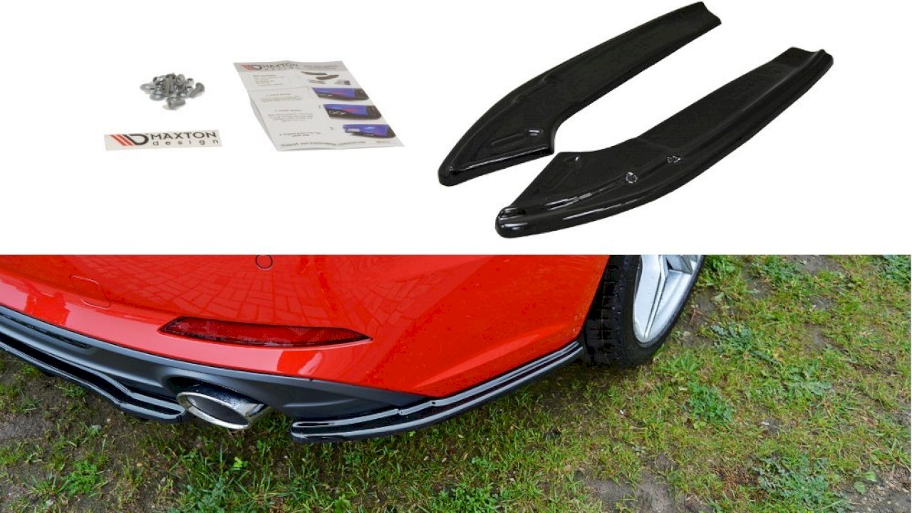Maxton Design - REAR SIDE SPLITTERS AUDI A5 F5 S-LINE COUPE (2016 - UP)