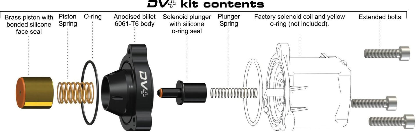 GFB T9363 DV+ Upgrade Diverter / Recirc Valve - Vauxhall Astra K 1.0T & 1.4T