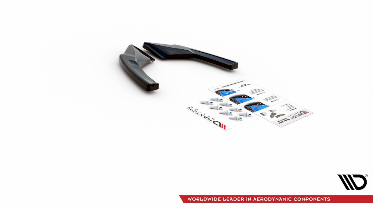 Maxton Design - REAR SIDE SPLITTERS V.1 VOLKSWAGEN GOLF GTI / GTE MK8