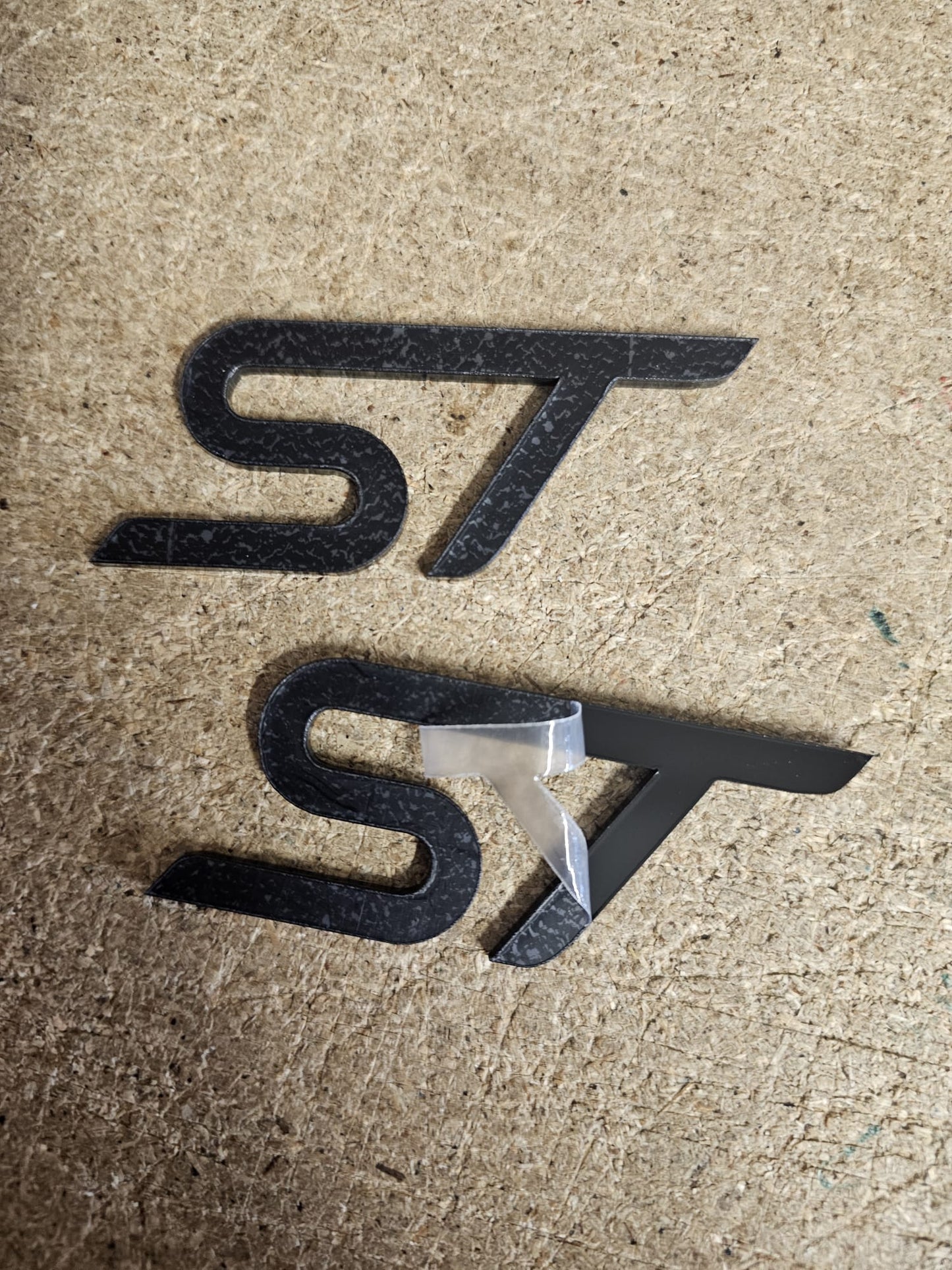 ***CLEARANCE*** 4D ST Badges - BLACK PACK OF 5