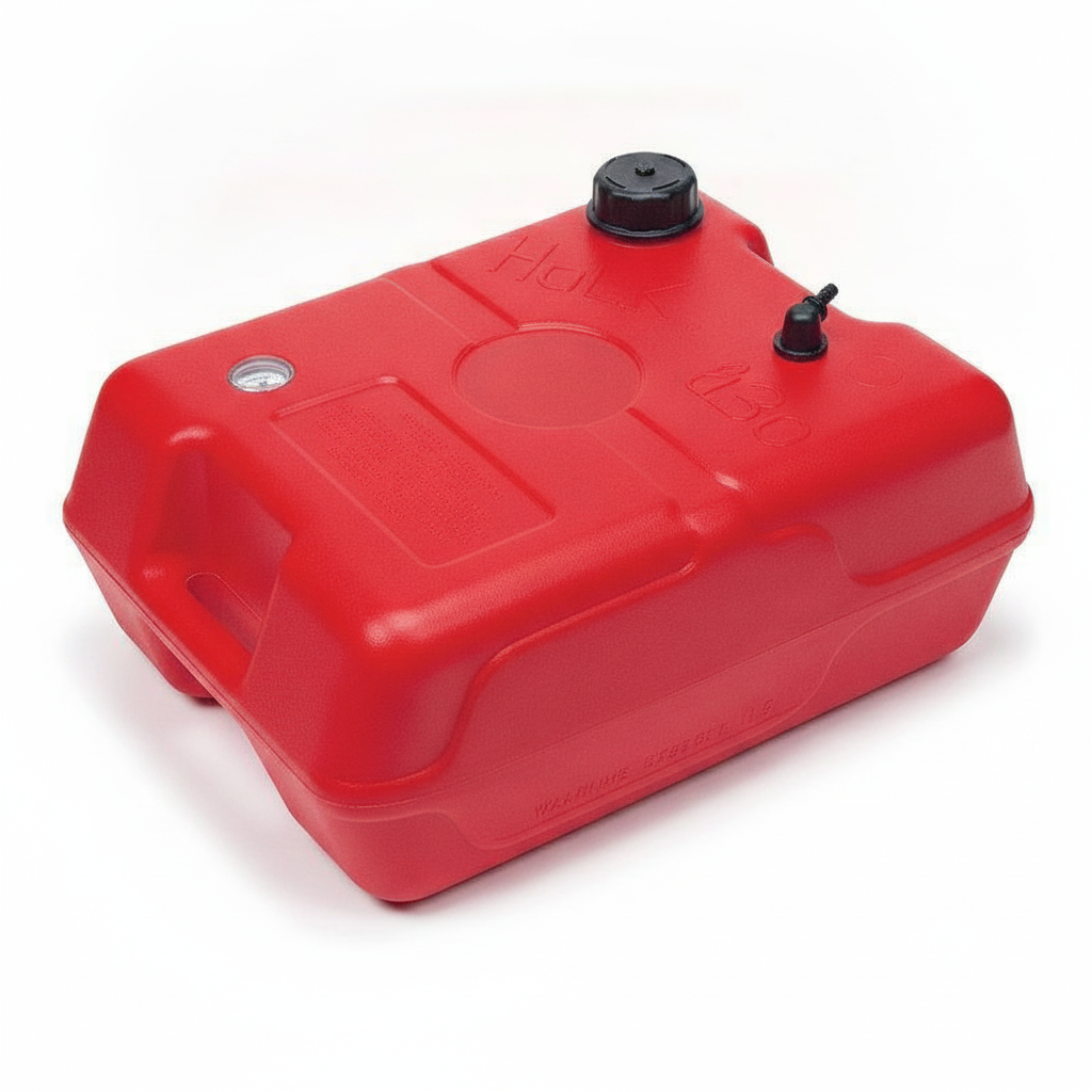 HULK 30L Portable Outboard Fuel Tank Marine Petrol Gas Can Nuova Rade with Gauge