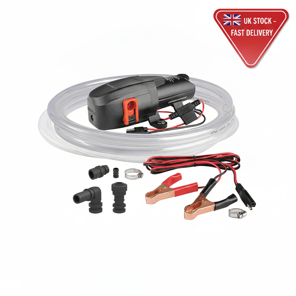 SEAFLO 12V Oil Change System 1.5 GPM Portable Marine Pump Kit SFOCS1-015-02