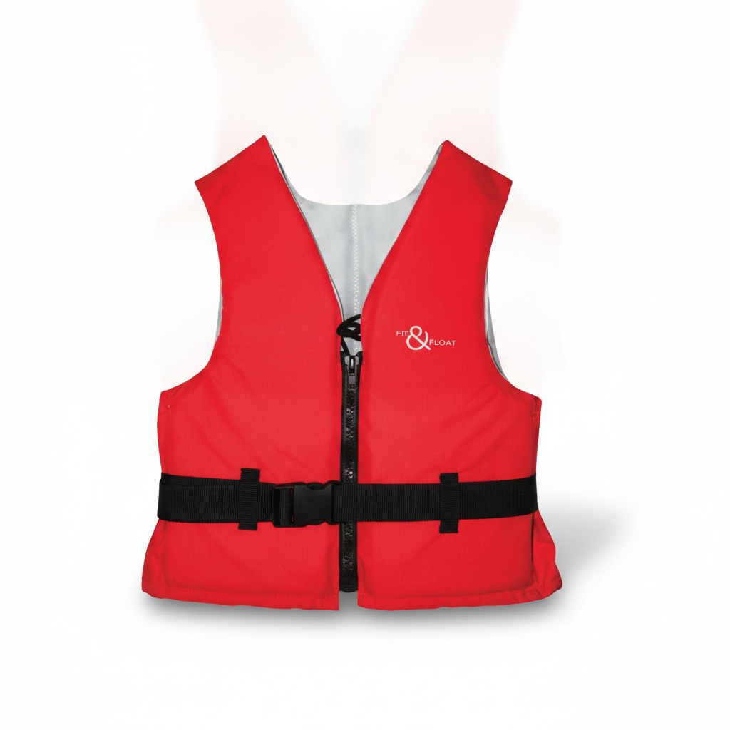 Fit & Float Buoyancy Aid 50N ISO Adult >90kg Red Life Jacket