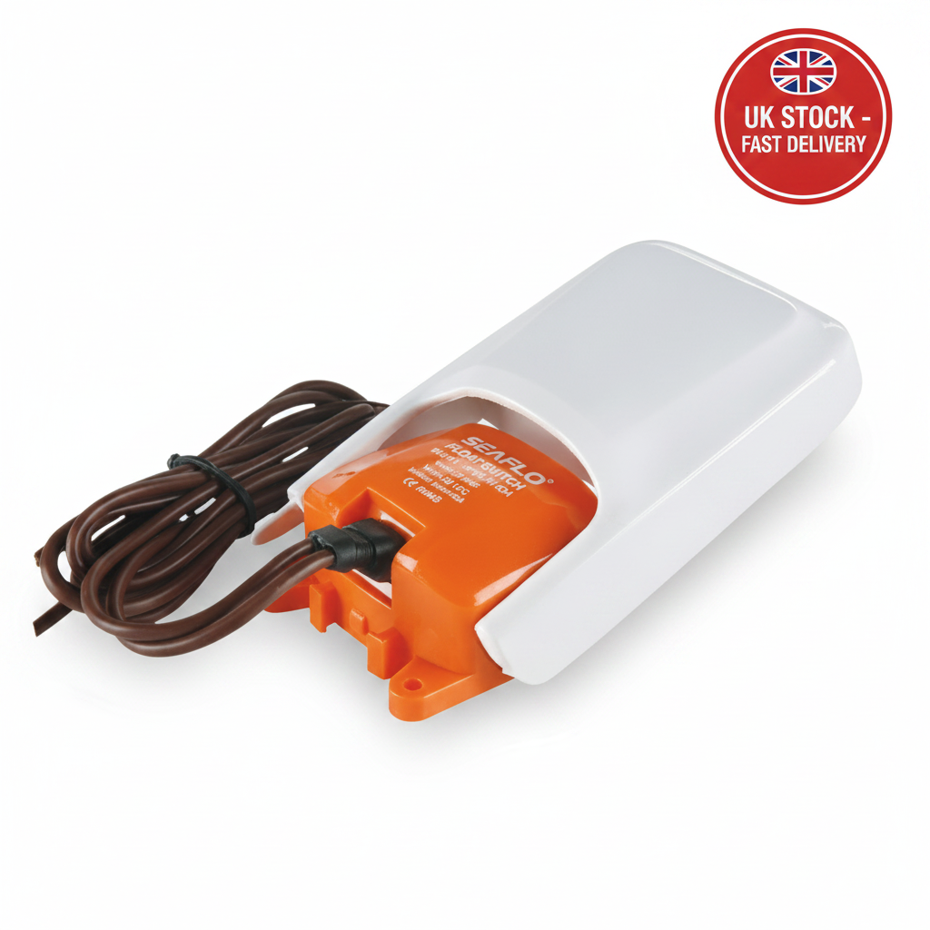 Seaflo 25A Bilge Pump Float Switch BS2503A 12V 24V 32V for 3000GPH+ Pumps