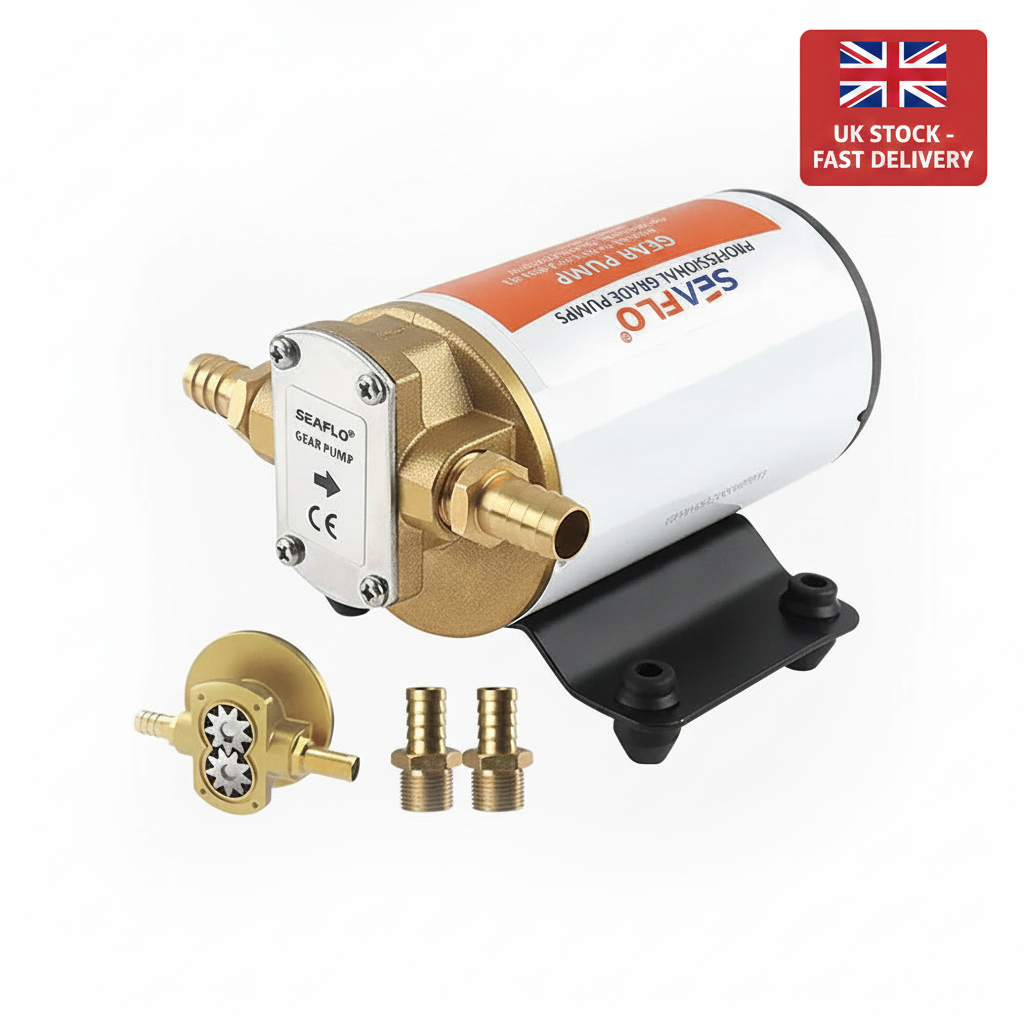 SEAFLO 12V Oil Gear Pump 12LPM 3.2GPM Marine RV Engine Oil Transfer GP103200301