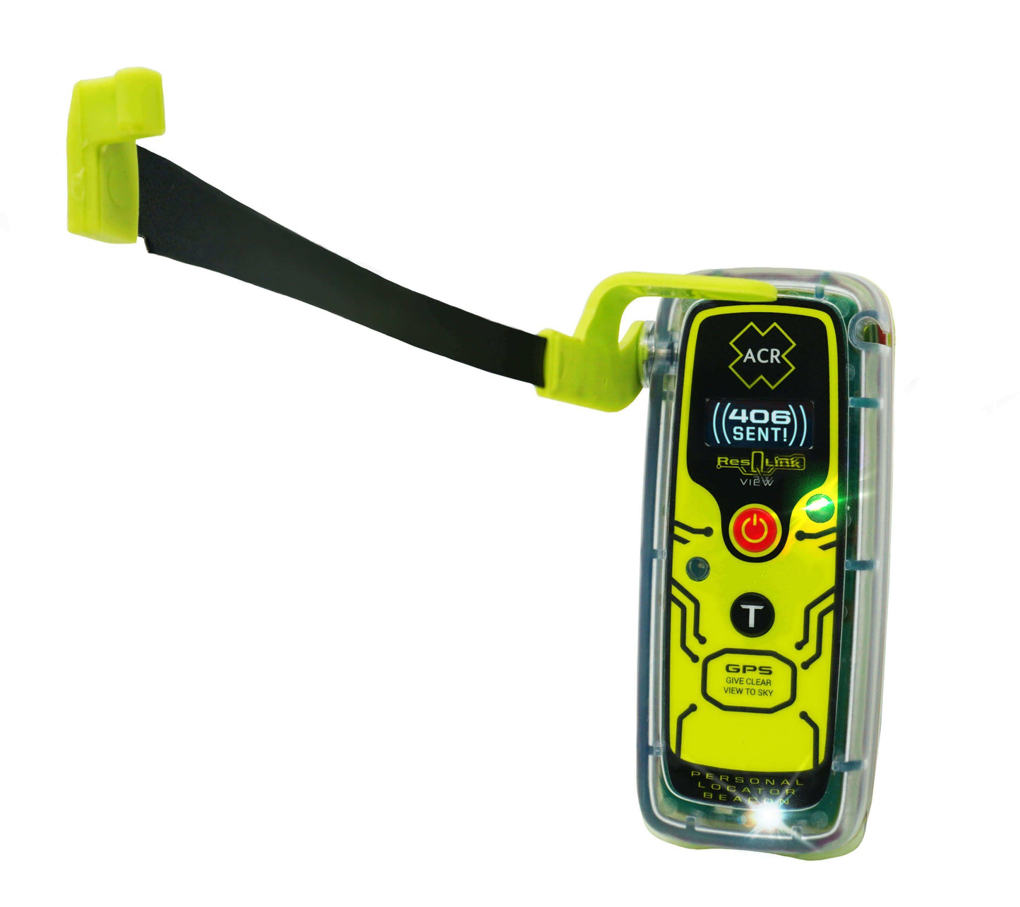 ACR ResQLink View PLB-425 Personal Locator Beacon 2922 GPS OLED Display Floating