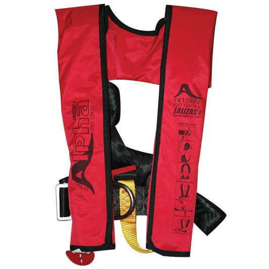 Alpha Infl 170N Auto Inflatable Lifejacket with Harness | 4Boats