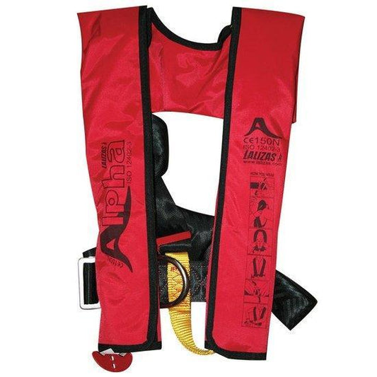 Alpha Infl Manual 170N ISO Lifejacket - Adult | 4Boats