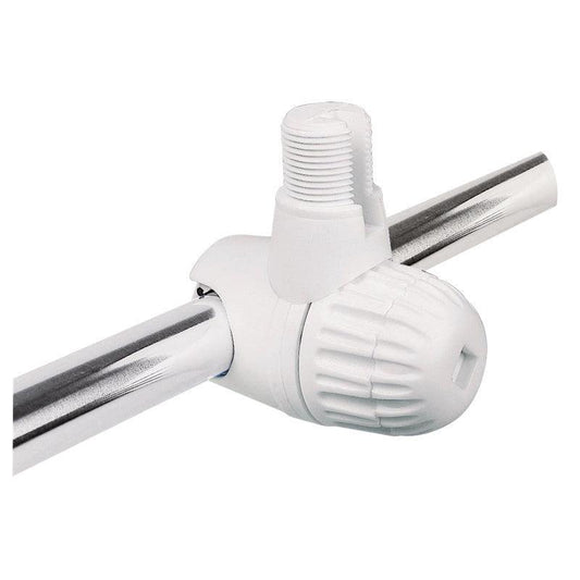 Antenna Bracket Rail Mount Ø18-27 mm Plastic White | 4Boats