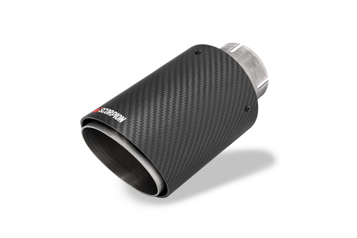 SCORPION EXHAUSTS - REPLACEMENT CARBON ASCARI TIPS FOR SCORPION EXHAUST - QUAD (X4) 100MM