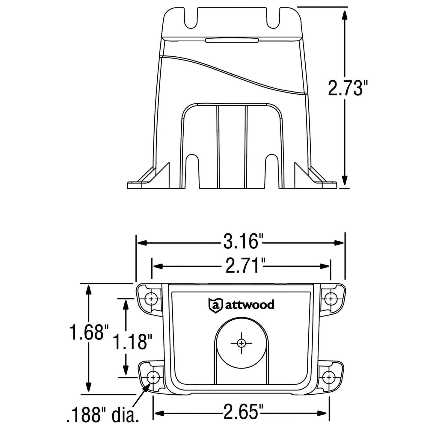 Attwood ASM ASM ASM Electronic Bilge Pump Switch 12V | 4Boats