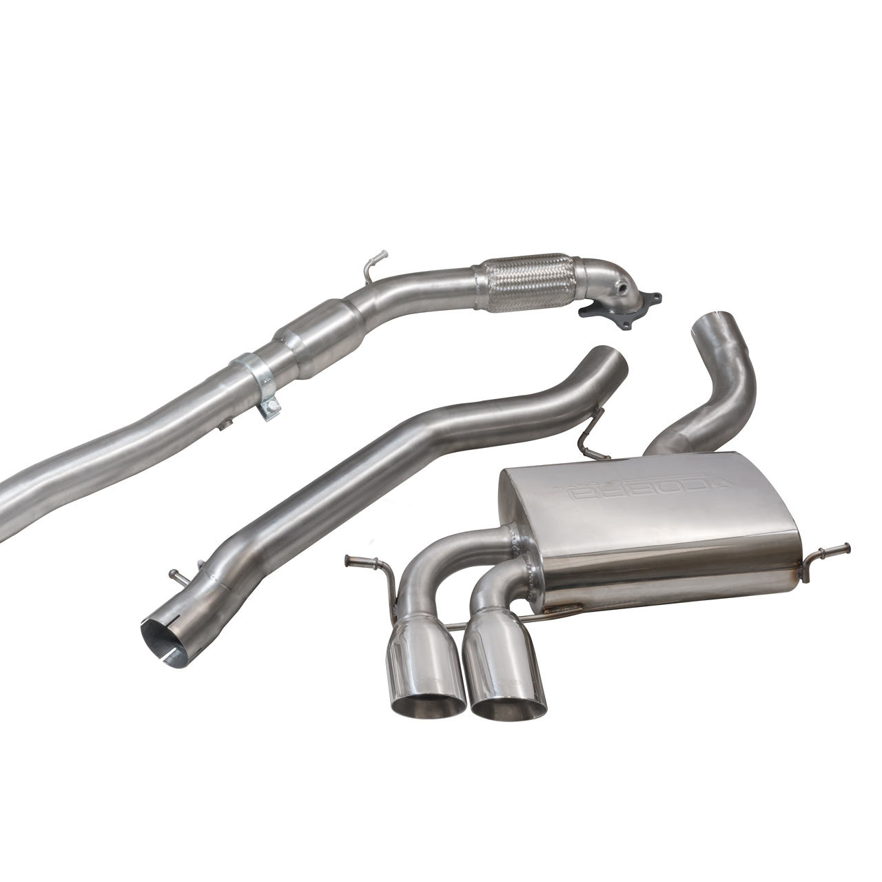 Cobra Exhausts - Audi A3 (8P) 2.0 TFSI Quattro (3 Door) Turbo Back Performance Exhaust