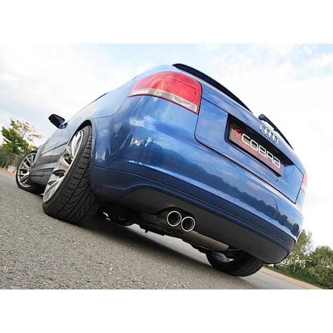 Cobra Exhausts - Audi A3 (8P) 2.0 TFSI 2WD (5 Door Sportback) Cat Back Performance Exhaust