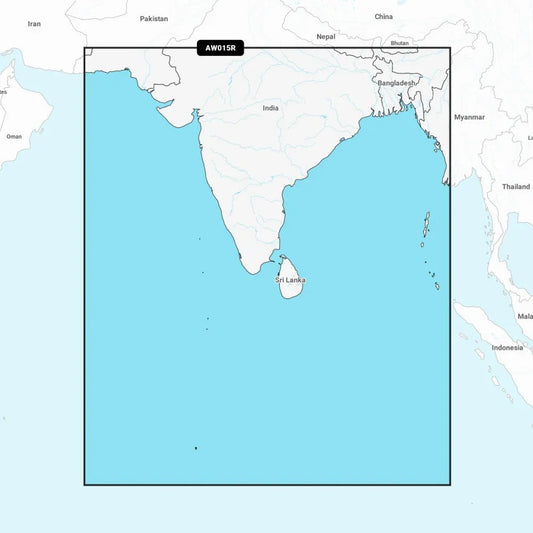 Garmin Navionics Vision+ Chart: AW015R - Indian Subcontinent