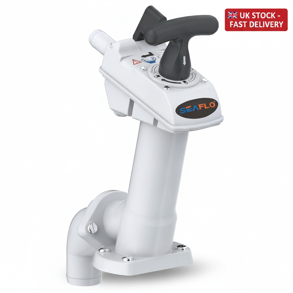 SEAFLO Marine Toilet Manual Hand Flush Pump SFMTP-03 Replacement Fits Jabsco