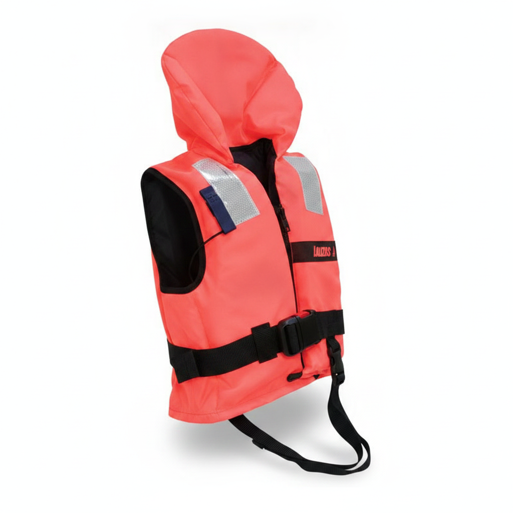 100N ISO Lifejacket Adult 50-70kg Orange Foam Life Vest