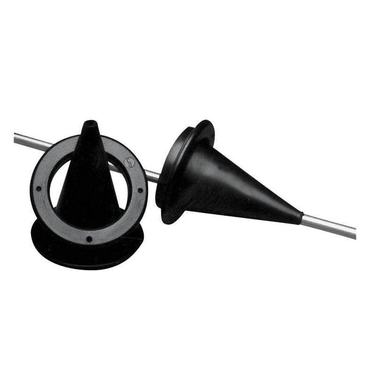 Cable Boot Ø 89mm with Plastic Ring, Black | 4Boats