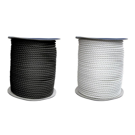 CABO Mooring 3-Strand Mooring Rope 12mm (1/2 in) Black | 4Boats