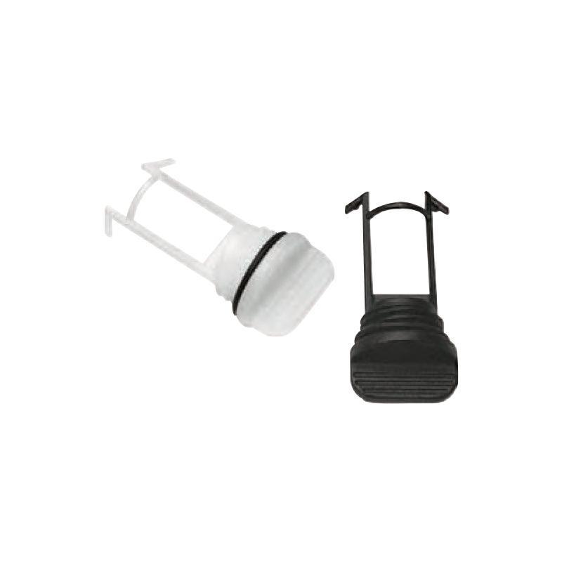Captive Plug Drain Plug with O‑Ring - Black | 4Boats