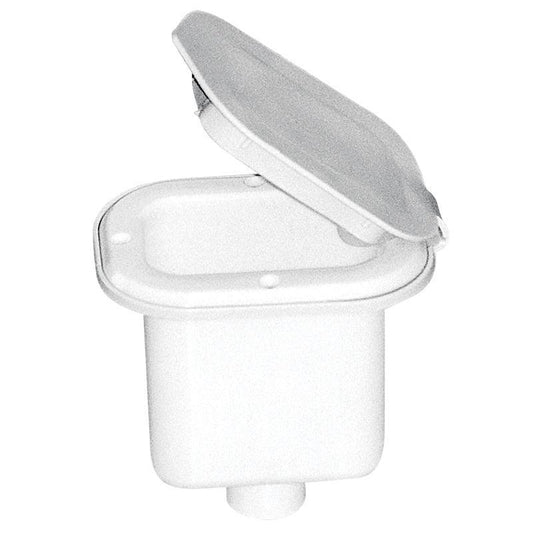 Case Shower Square Shower Head Case 125×97 mm White | 4Boats
