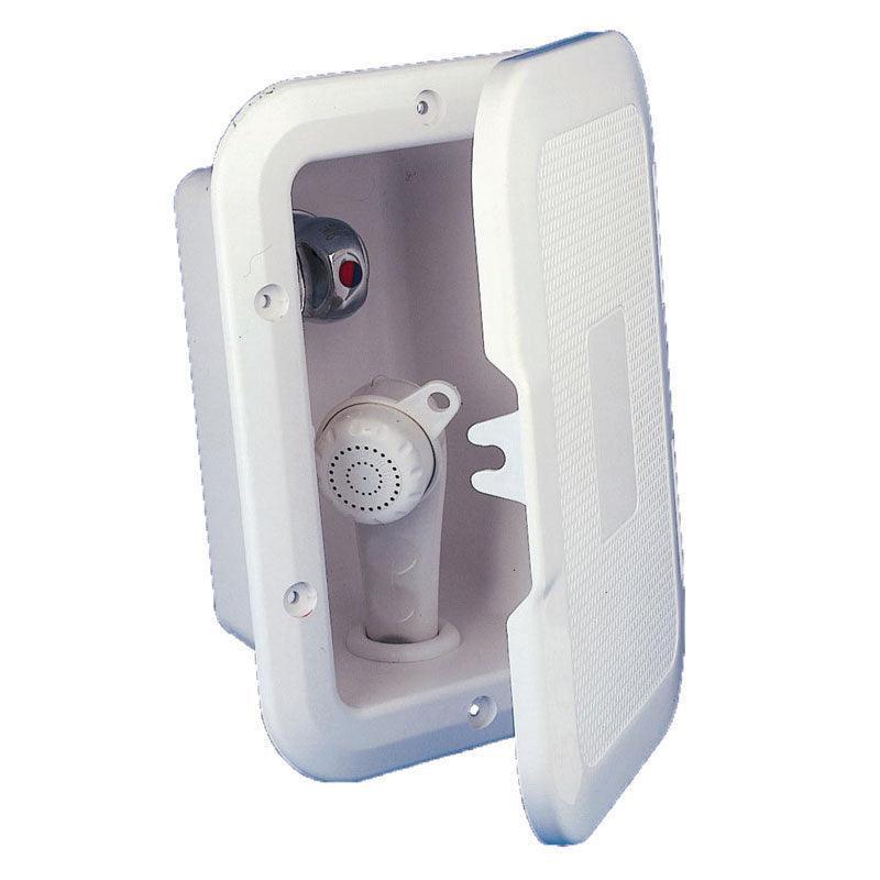 Case Side-mount Shower Case, 5 m Hose, White | 4Boats