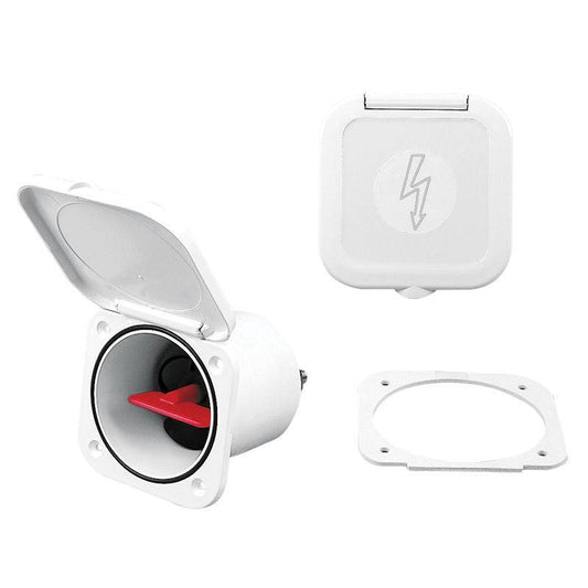 Case 250A Watertight Battery Switch Case - White | 4Boats