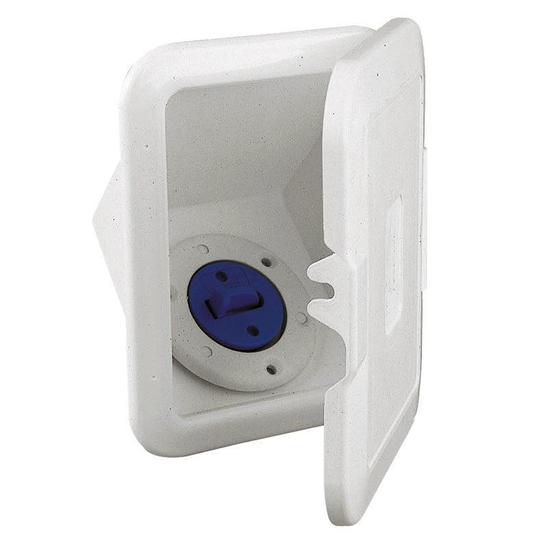 Case Deck Fuel Deck Filler with Lid, Ø 38mm Hose, White | 4Boats