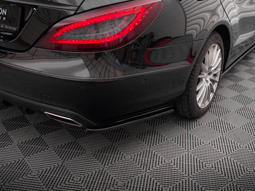 Maxton Design - REAR SIDE SPLITTERS MERCEDES CLS C218 STANDARD (2011-2018)