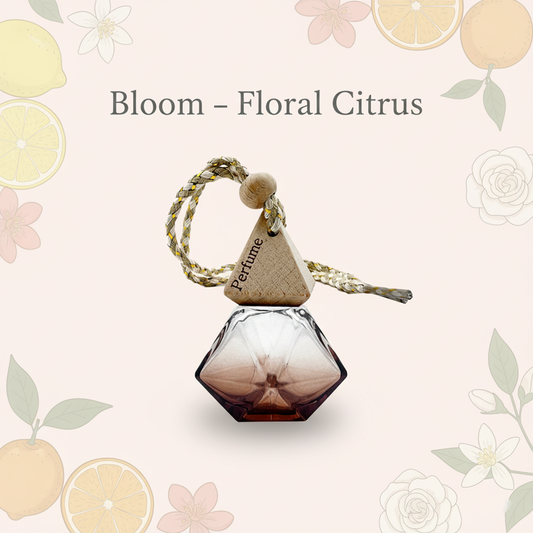 Bloom Hanging Car Diffuser | Floral Citrus Scent