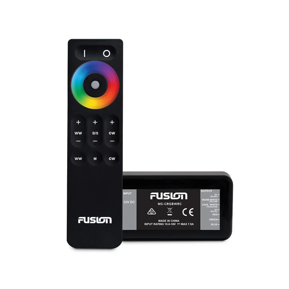 Fusion MS-CRGBWRC LED Lighting Control Module & Wireless Remote Marine 12V