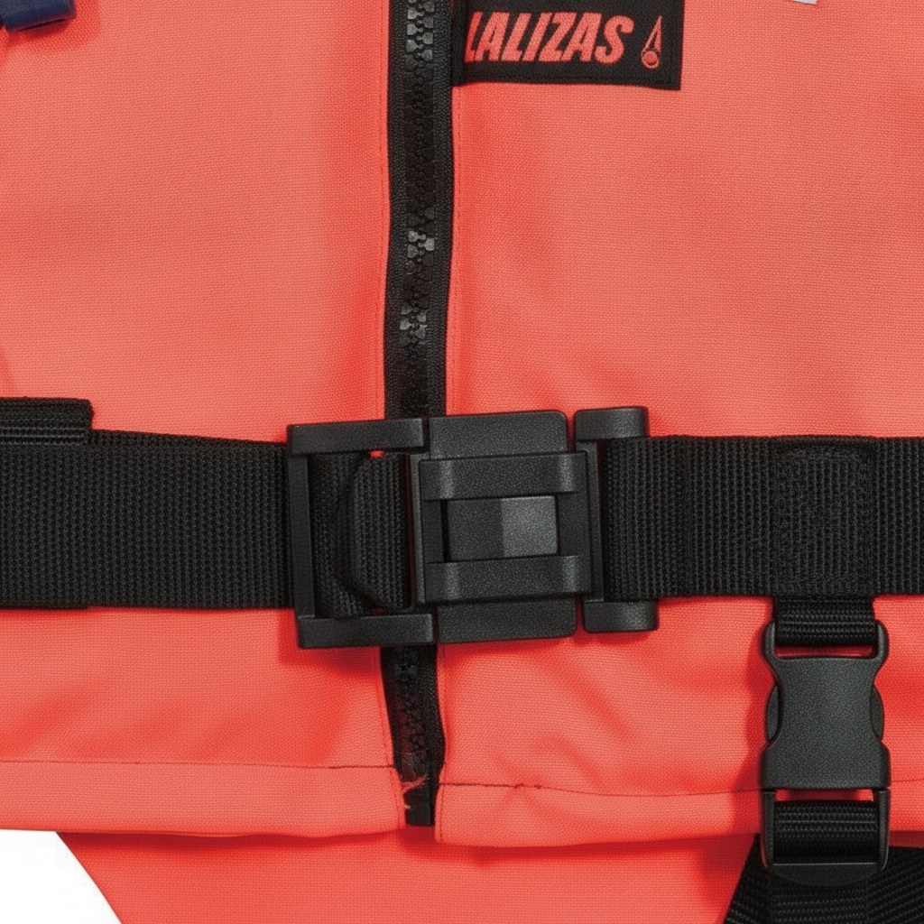 100N ISO Lifejacket Adult 50-70kg Orange Foam Life Vest