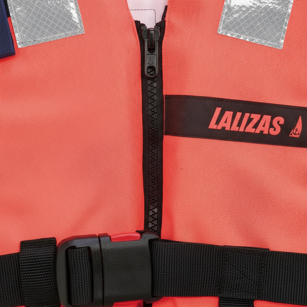 100N ISO Lifejacket Adult 50-70kg Orange Foam Life Vest